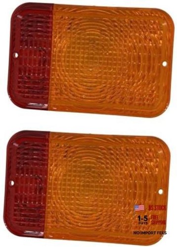 Tractor lens warning tail lamp - lens, warning/tail